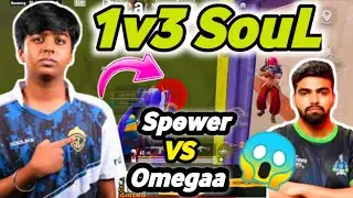 SPOWER POV OF 1V3 SOUL IN MIRAMAR 😳  THEY TROLLED SOUL AMIT 😱