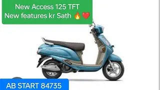 NEW SUZUKI ACCESS 125 TFT DISPLAY NEW FEATURE ADVANCE TECHNOLOGY KE SATH #automobile #jhansi 