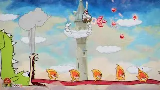 CUP HEAD -  Grim Matchstick (No Hit, 3/3 Parries, A+ Ranking) 