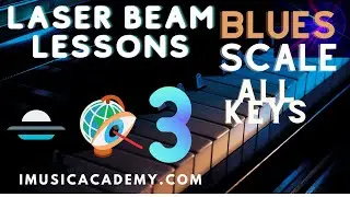 LBL 5 note blues scale play along in All keys