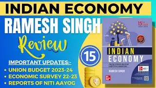 Indian Economy Ramesh Singh 15th Edition 2023 || Ramesh Singh Economics Book Review