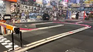 1/43 RC RACE CAR. JIABAILE ON A LARGE RCP TRACK