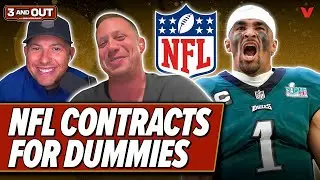 Jake Rosenberg breaks down NFL contracts for dummies + Working with Eagles & Jalen Hurts | 3 & Out