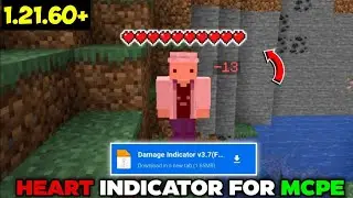Health Indicator For Minecraft Pe 1.21/1.21.60 | Heart Indicator MCPE 1.21