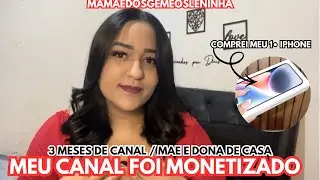 MEU CANAL FOI MONETIZADO PARA HONRA E GLÓRIA DO SENHOR | #maeedonadecasa 