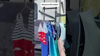 Perfect RV Drying Rack for Easy Outdoor Laundry #safoner #rvmusthaves #rvupgrades #rvlife #rvliving