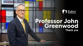 Thank you from Professor John Greenwood | Baker Institute