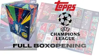 ОТКРЫВАЮ ПОЛНУЮ КОРОБКУ! 😱⚽ Наклейки Topps Лиги чемпионов 2025/26 | ВНУТРИ НАБОР С ГЕРОЯМИ!