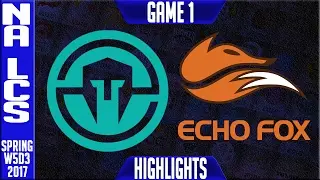 Immortals vs Echo Fox Highlights Game 1 - NA LCS W5D3 Spring 2017 - IMT vs FOX G1