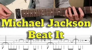 Michael Jackson - Beat It Intro | Step by Step Guitar Lesson