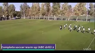 Complete soccer warm up (SAQ drill) 2