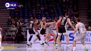 Mathias Lessort with the steal and reverse slam! (Partizan Mozzart Bet - Cibona, 8.1.2023)
