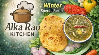 Makki Ki Roti Aur Sarson Ka Saag✨ | Winter Special Recipe #cooking #food #winterrecipe 