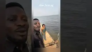 H.E Bobi Wine and his wife Barbie Kyagulanyi having fun at the beach#shorts#bobiwine