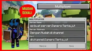 Cara membuat server minecraft pe dengan mudah di android (penjelasan lengkap dan bisa pake plugin)