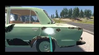 My Garage Update - Rust removal, Washing, Tire change, Car lift