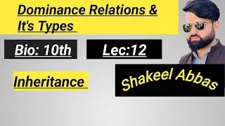 Dominance Relation & It's Types|Inheritance| Class: 10th Bio| Urdu| Hindi @studywithbotanist6759
