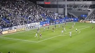 Toronto FC's Sean Johnson makes a great save vs. Mathieu Choini&egrave;re of CF Montreal (Impact) 5/13/23