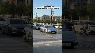 Would you choose BYD U9 or Lamborghini?😉#dreamcar #lamborghini #electriccar