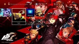 PERSONA 5 ROYAL PSN PS4 THEME!!