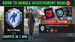 Tricks To Complete Born To Mingle (new Hub Achievement) In Bgmi | #bgmi #pubgmobile