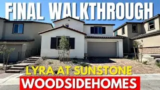 Atlas New Construction Final Walkthrough at Lyra in Sunstone by Woodside Homes