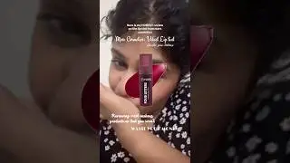 Mars cosmetics love track velvet lip tint in shade four letters✨Malayalam honest review#shorts #lips