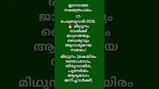 മിഥുനം (മകയിരം രണ്ടാംഭാഗം, തിരുവാതിര, പുണർതം ആദ്യഭാഗം), Today's Horoscope, 17-February-2026