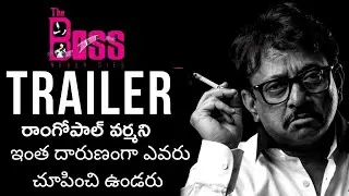THE BOSS -Never Dies  RGV's Official Telugu Movie Trailer 2020 | #RGV | Red Sky Media