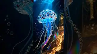 Mix of sea animals and diamond #mystery #animals #mix #creature #short
