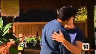 Chris and Nate kiss scene ep 7064