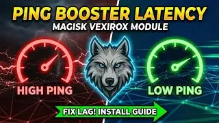 Fix High Ping ⚡ Ping Booster Magisk Vexirox Module Install Guide 2025