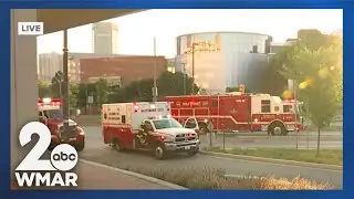 Church basement fire shuts down multiple streets in Downtown Baltimore