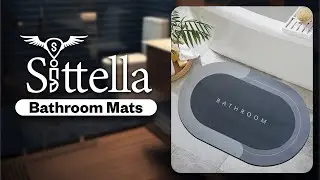 Transform Your Bathroom with Sittella Premium Bath Mats #bathmat #amazon #doormat