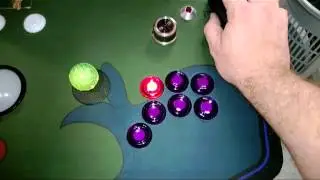 Purple NovaGem button from GroovyGameGear