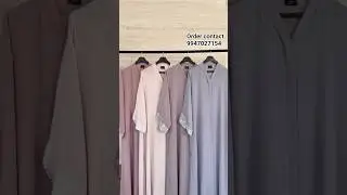 Trending Colour Abaya Collection 2025/Amazing Abaya Desing /#trending #amazing #abaya #2025