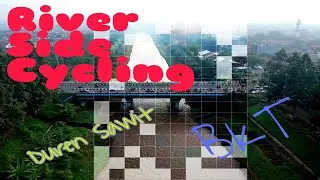 River (Kanal Banjir Timur) with Drone Footage