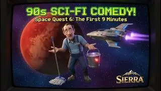 Space Quest 6: первые 9 минут этой классики научной фантастики и комедии 90-х!