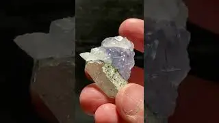 Wonderful Light Blue Fluorite With Quartz and Calcite Mineral Specimen - Check My Etsy