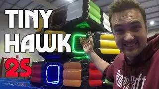 we BUILT a 16 FOOT LED GATE for this -  TINYHAWK S!! IT's INSANE