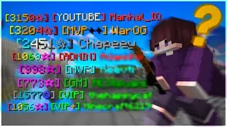 What is the Highest Bedwars Stars for Each Hypixel Rank? #technoblade25
