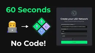 Create A Liquid Staking Network in 60 Seconds