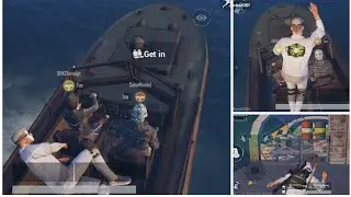 Landing on a boat. l Back to Erangel Lobby (Spawn Island). l Trick to get in & out the Zombie cage.