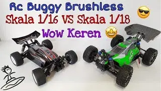 RC Buggy Brushless Skala 1/16 VS Skala 1/18  ( MANTUL ... )