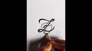 'Z' Word Drawing 🥰😇|Z || Art || Drawing 🥀|| Design || #pencil sketch ||#shorts