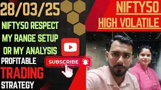 28/03/2025,#RANGE SETUP NIFTY,HIGH VOLATILE MARKET,MOVE CAPTURE AND DECODE MARKET RANGE #NIFTY50