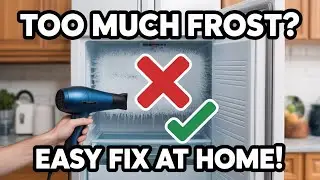 Fridge Freezer Frost Build Up Solution &ndash; Easy Fix at Home!