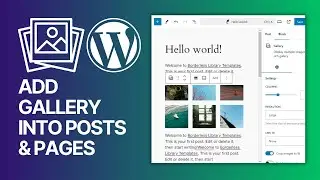 How To Add Image Gallery Into WordPress Posts & Pages? Beginners Tutorial 🖼📸