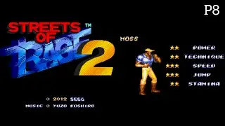 [MD]怒之铁拳2 恐龙快打 黄帽 第8关 Hard难度 [黑桃骑士 游玩]