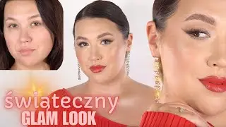 OD 0 do 100 ❤️😍 EDYCJA ŚWIĄTECZNA || makijaż HOLIDAY FULL GLAM ✨